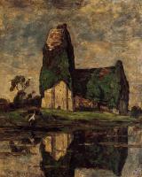 Boudin, Eugene - Criqueboeuf, the Church